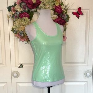 Aeropostale Sequin Racerback Tank Top